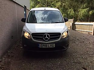 Used 2019 Mercedes-Benz Citan 109 White - Interior and Exterior details 8