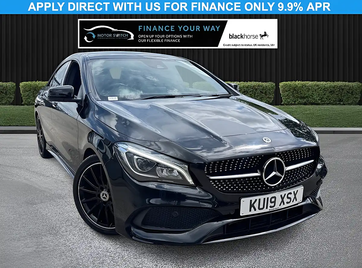 Used 2019 Mercedes-Benz Cla AMG Line Night Edition Black - Front View