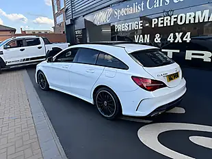Used 2019 Mercedes-Benz Cla AMG Line Night Edition Plus Shooting Brake Polar White - Interior and Exterior details 4