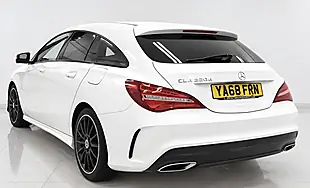 Used 2019 Mercedes-Benz Cla AMG Line Night Edition Polar White - Interior and Exterior details 4