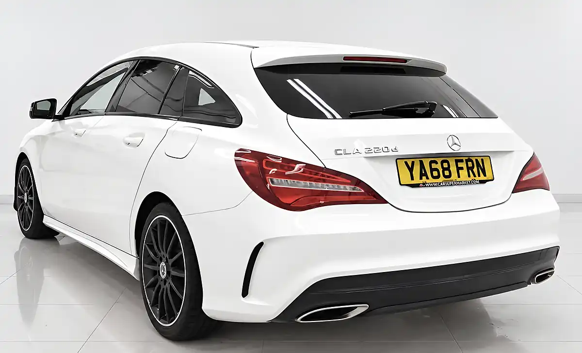 Used 2019 Mercedes-Benz Cla AMG Line Night Edition Polar White - Interior and Exterior details 4