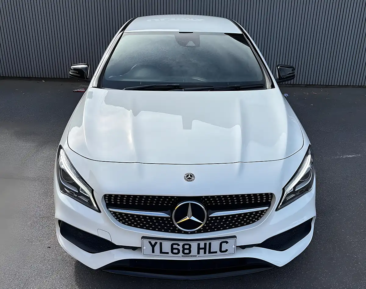 Used 2019 Mercedes-Benz Cla AMG Line Night Edition White - Interior and Exterior details 3