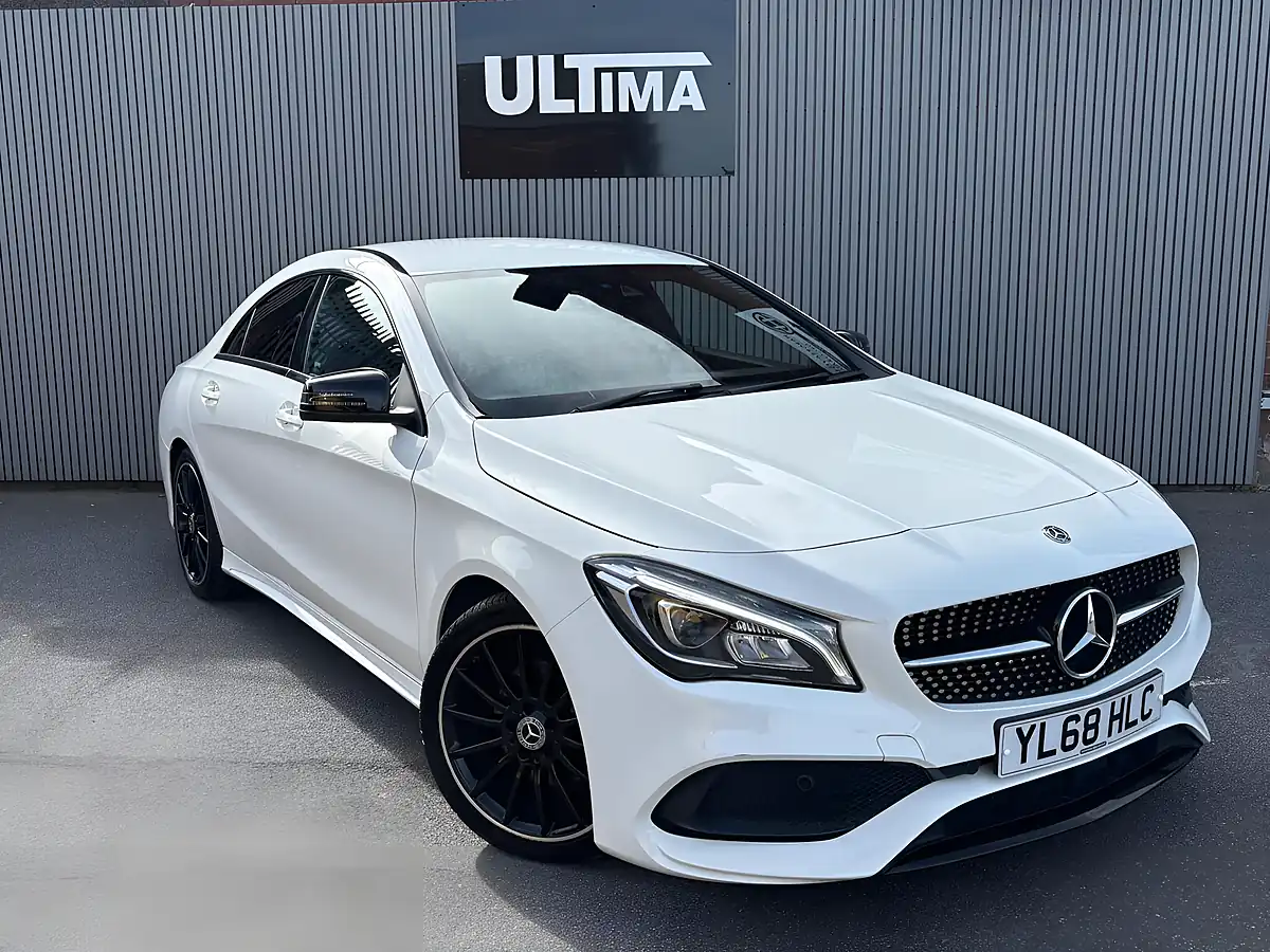 Used 2019 Mercedes-Benz Cla AMG Line Night Edition White - Interior and Exterior details 4