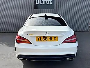 Used 2019 Mercedes-Benz Cla AMG Line Night Edition White - Interior and Exterior details 7