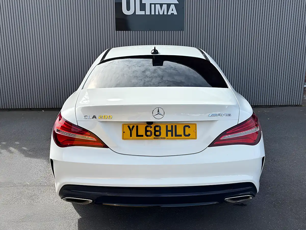 Used 2019 Mercedes-Benz Cla AMG Line Night Edition White - Interior and Exterior details 7