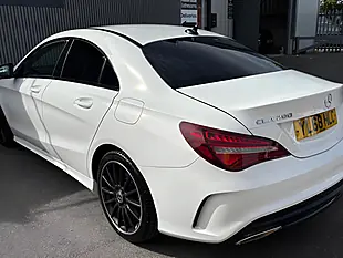 Used 2019 Mercedes-Benz Cla AMG Line Night Edition White - Interior and Exterior details 8