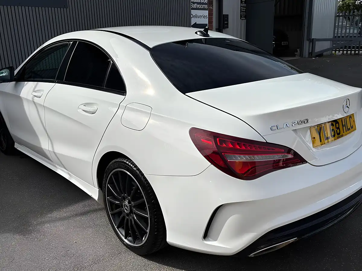 Used 2019 Mercedes-Benz Cla AMG Line Night Edition White - Interior and Exterior details 8