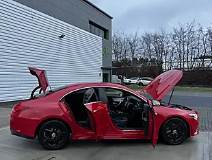 Used 2019 Mercedes-Benz Cla AMG Line Red - Interior and Exterior details 10