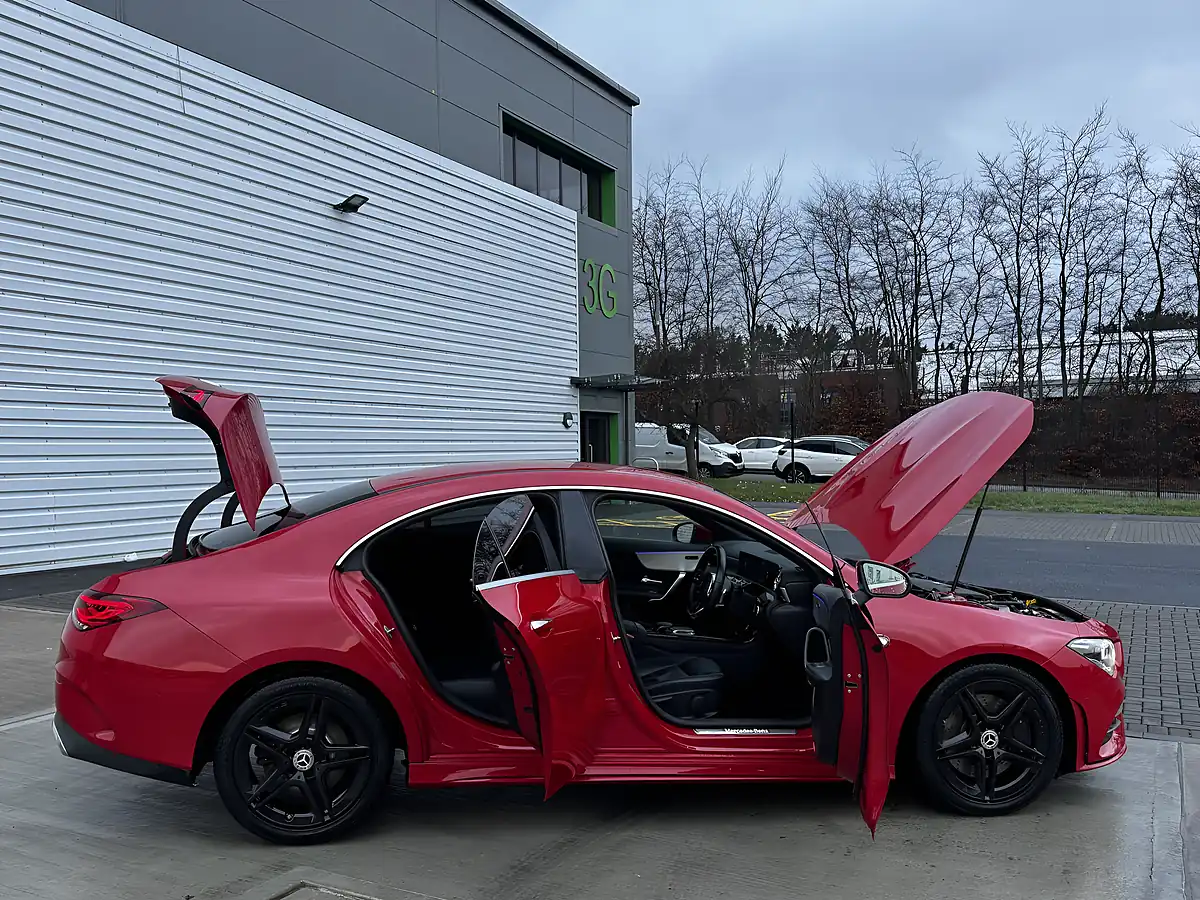 Used 2019 Mercedes-Benz Cla AMG Line Red - Interior and Exterior details 10