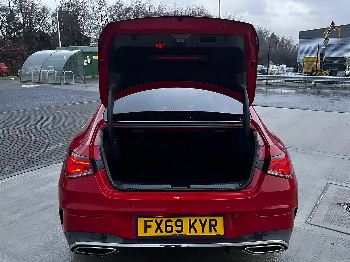 Used 2019 Mercedes-Benz Cla AMG Line Red - Interior and Exterior details 12