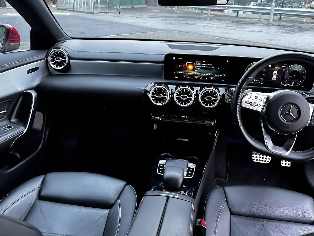 Used 2019 Mercedes-Benz Cla AMG Line Red - Interior and Exterior details 14