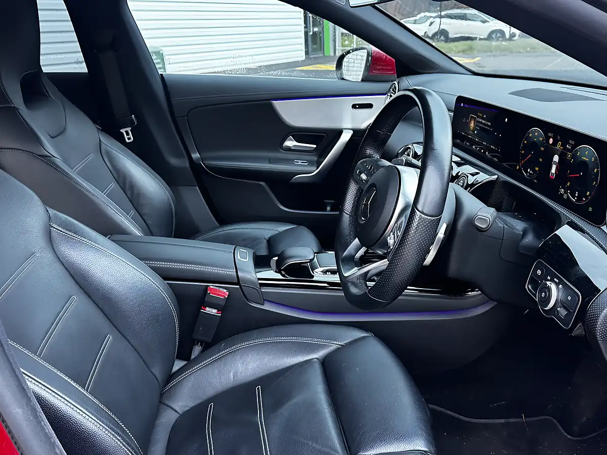 Used 2019 Mercedes-Benz Cla AMG Line Red - Interior and Exterior details 16