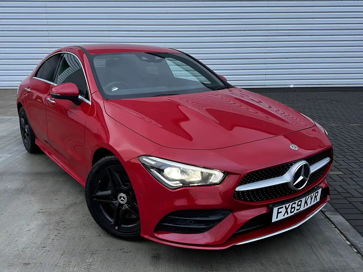 Used 2019 Mercedes-Benz Cla AMG Line Red - Interior and Exterior details 2