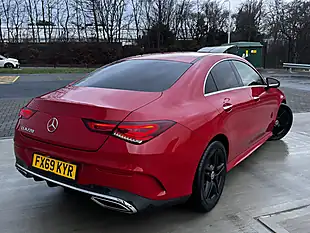 Used 2019 Mercedes-Benz Cla AMG Line Red - Interior and Exterior details 4