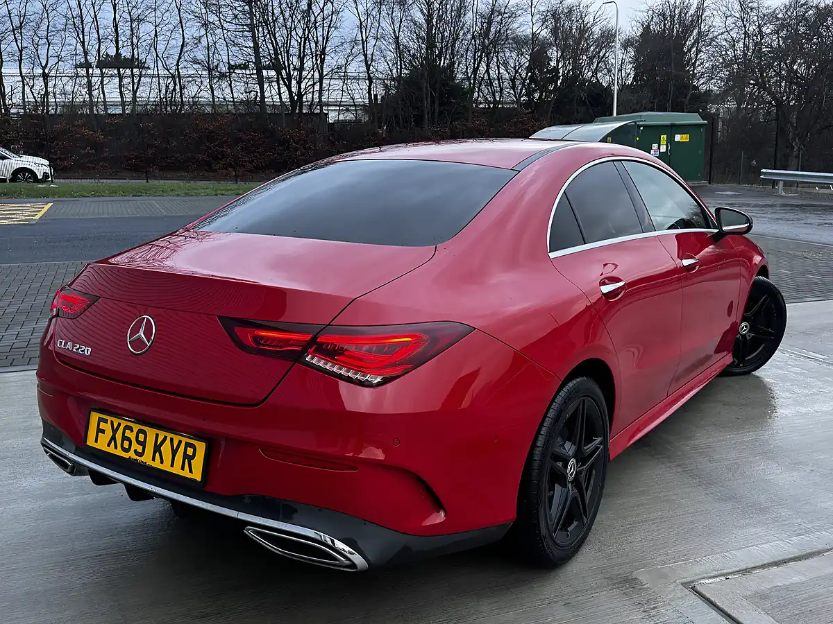 Used 2019 Mercedes-Benz Cla AMG Line Red - Interior and Exterior details 4