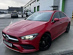 Used 2019 Mercedes-Benz Cla AMG Line Red - Interior and Exterior details 5