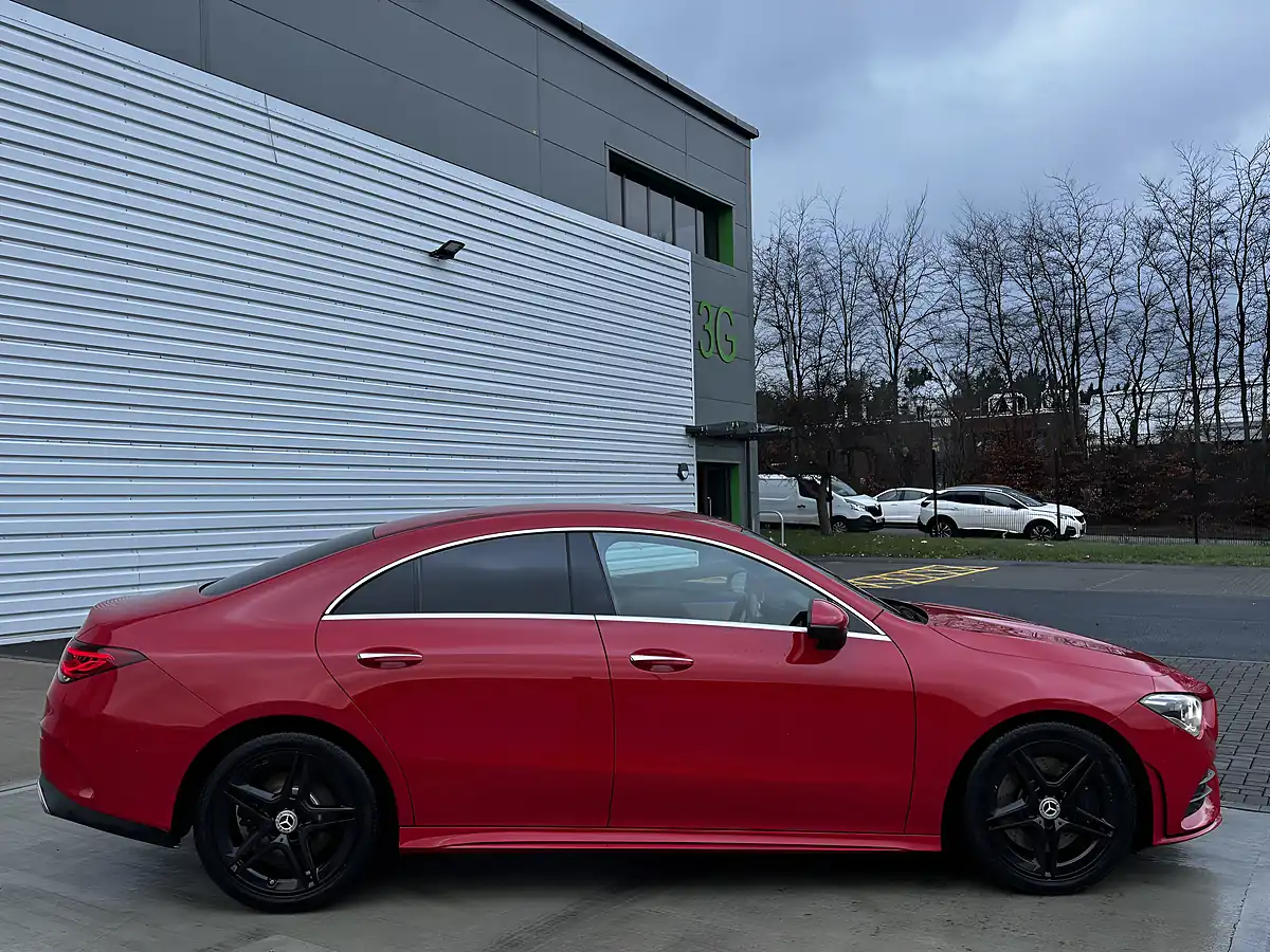 Used 2019 Mercedes-Benz Cla AMG Line Red - Interior and Exterior details 6