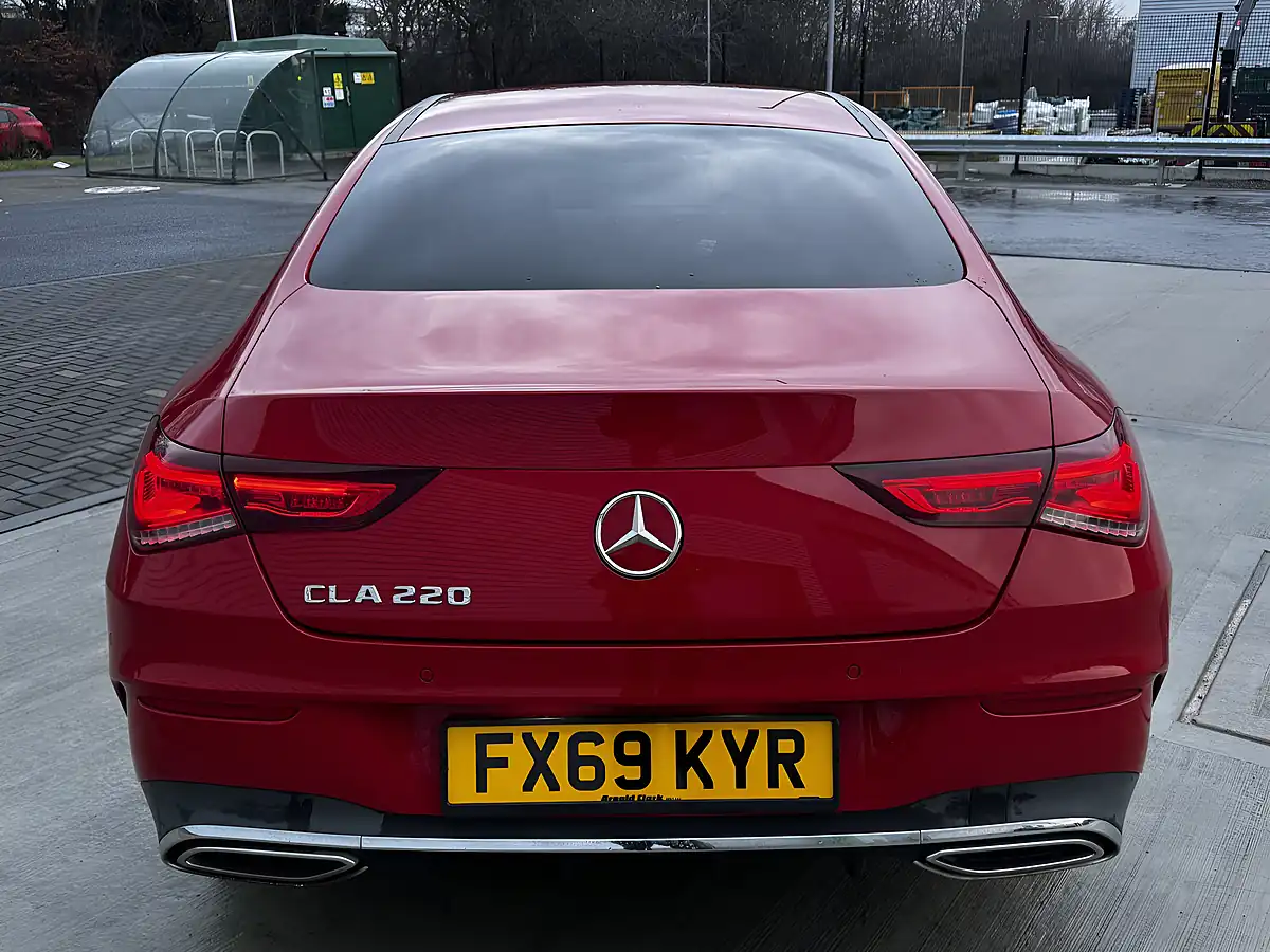 Used 2019 Mercedes-Benz Cla AMG Line Red - Interior and Exterior details 7