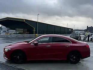 Used 2019 Mercedes-Benz Cla AMG Line Red - Interior and Exterior details 8