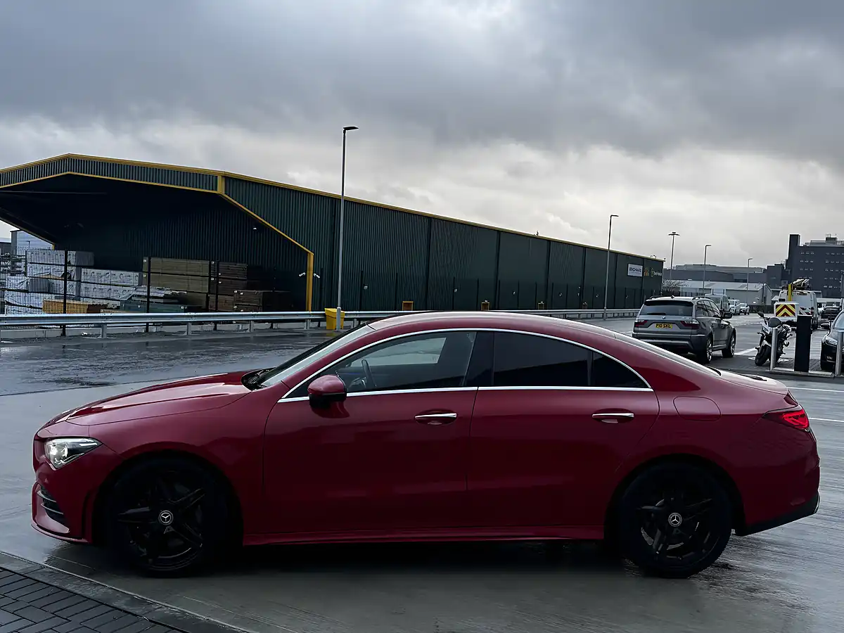 Used 2019 Mercedes-Benz Cla AMG Line Red - Interior and Exterior details 8