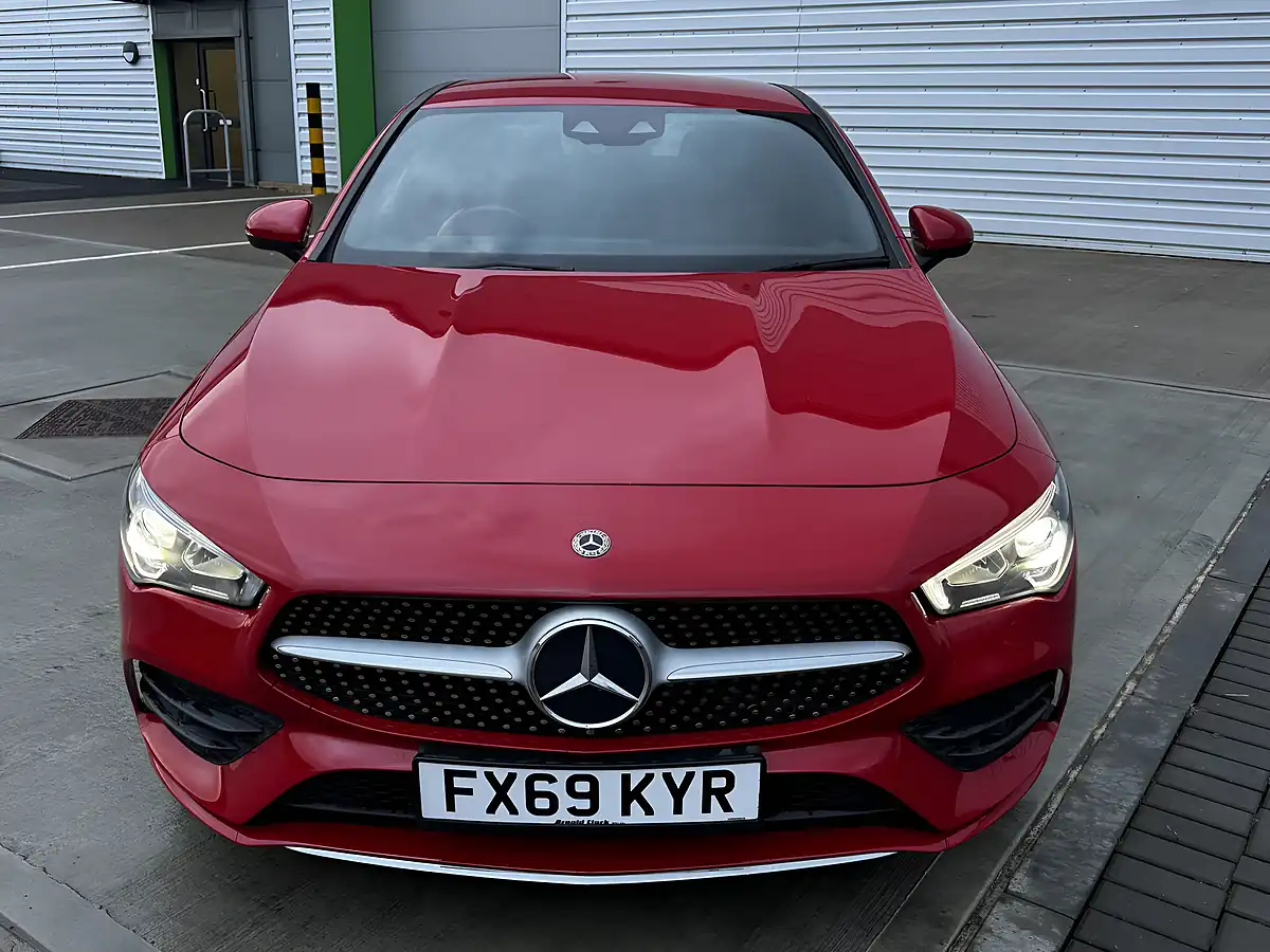 Used 2019 Mercedes-Benz Cla AMG Line Red - Interior and Exterior details 9
