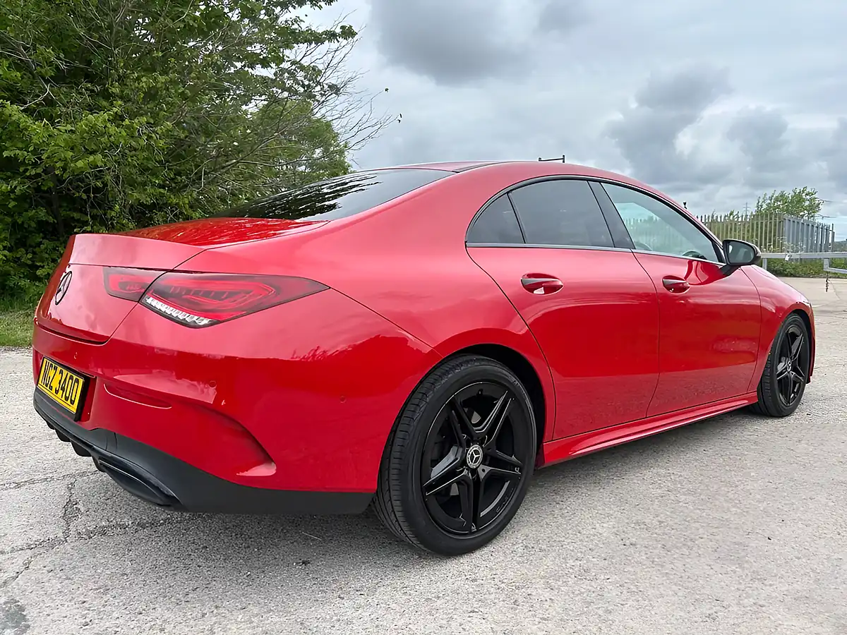 Used 2019 Mercedes-Benz Cla AMG Line Red - Interior and Exterior details 11