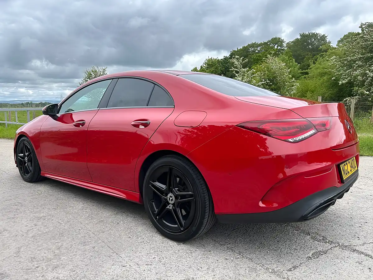 Used 2019 Mercedes-Benz Cla AMG Line Red - Interior and Exterior details 12