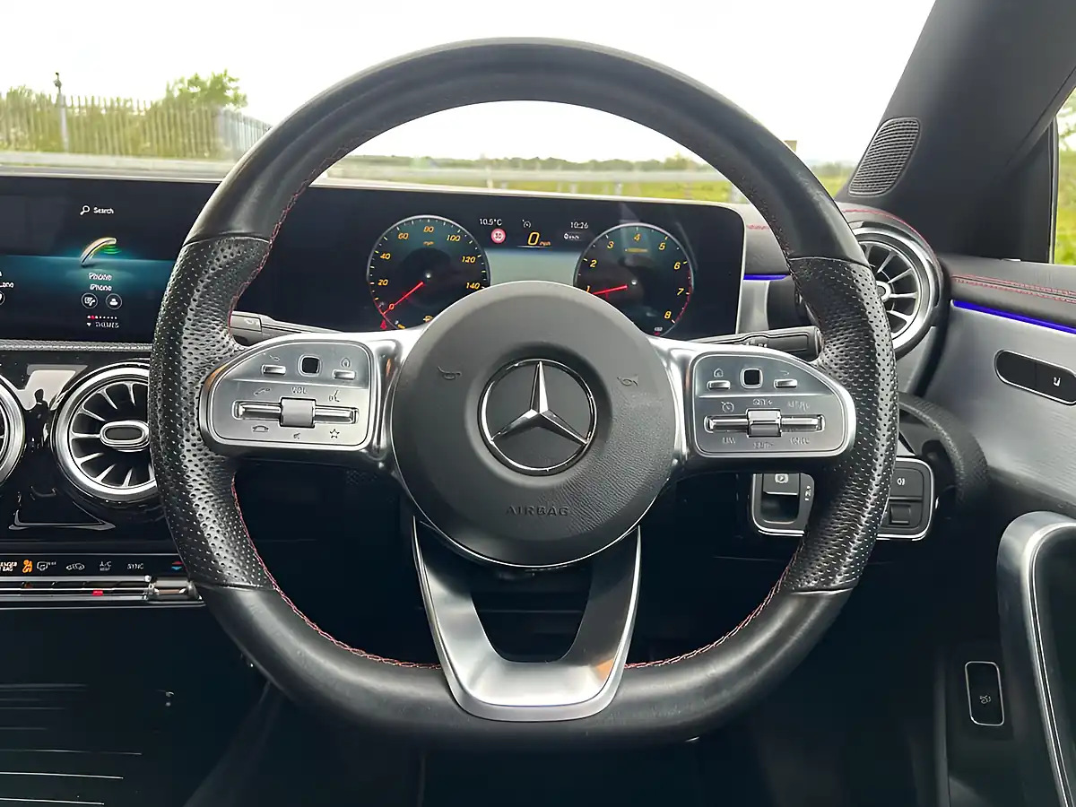 Used 2019 Mercedes-Benz Cla AMG Line Red - Interior and Exterior details 15