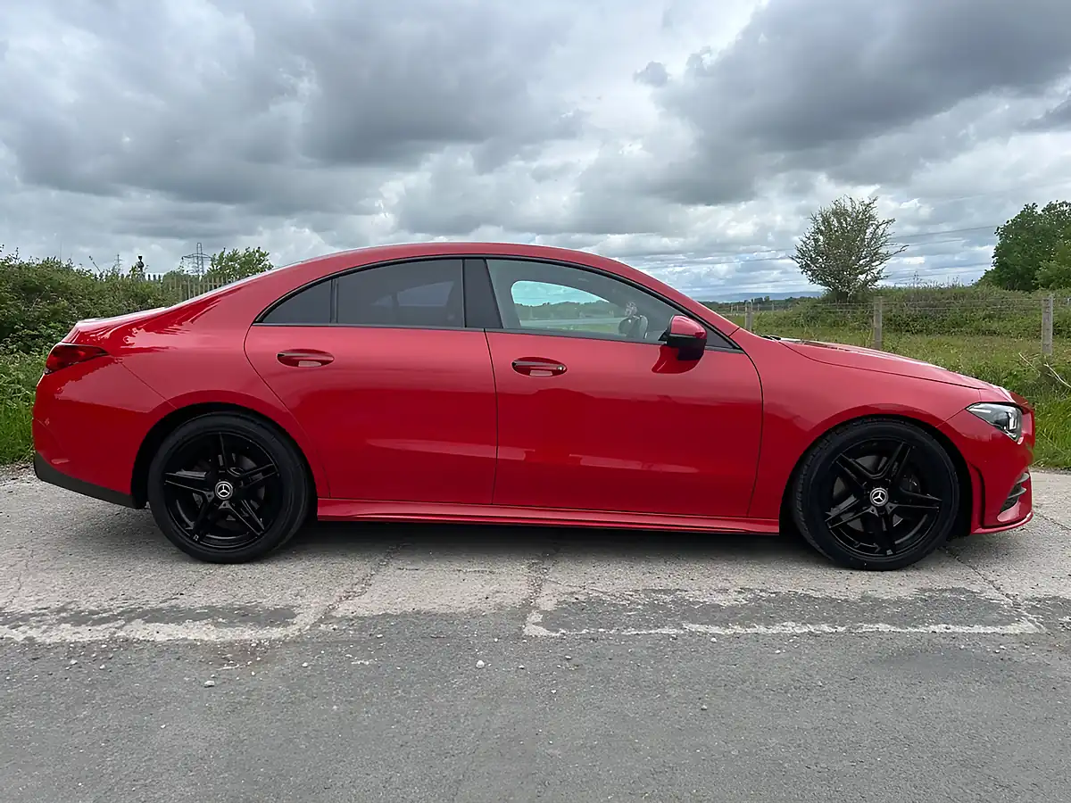Used 2019 Mercedes-Benz Cla AMG Line Red - Interior and Exterior details 2
