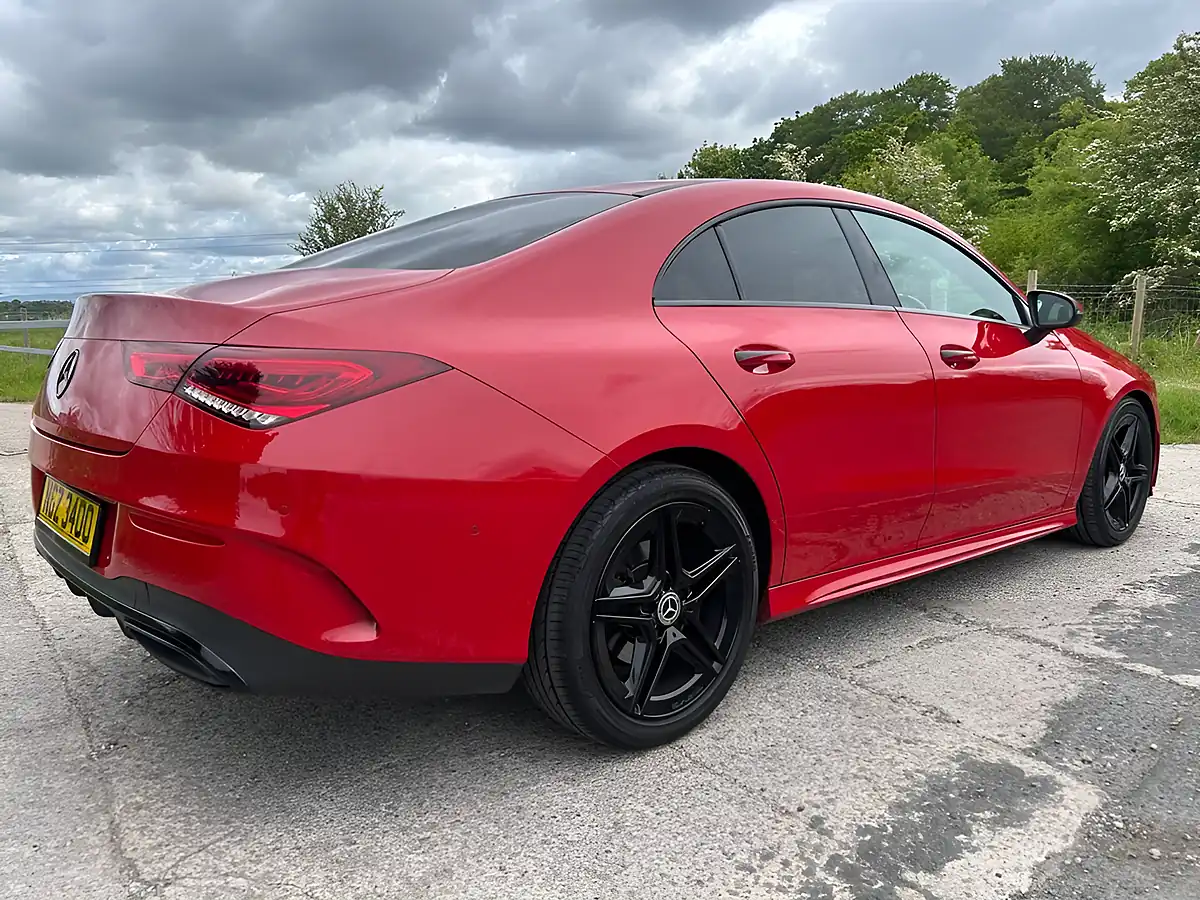Used 2019 Mercedes-Benz Cla AMG Line Red - Interior and Exterior details 3