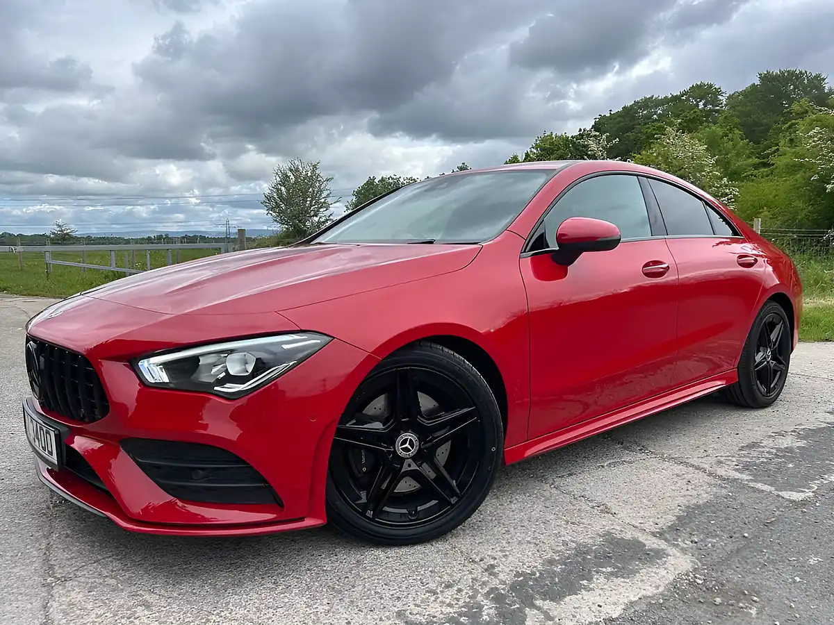 Used 2019 Mercedes-Benz Cla AMG Line Red - Interior and Exterior details 4