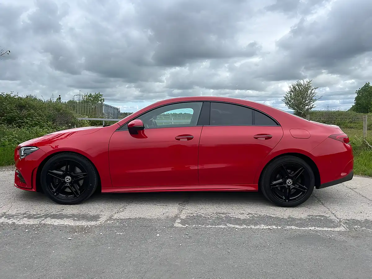 Used 2019 Mercedes-Benz Cla AMG Line Red - Interior and Exterior details 5