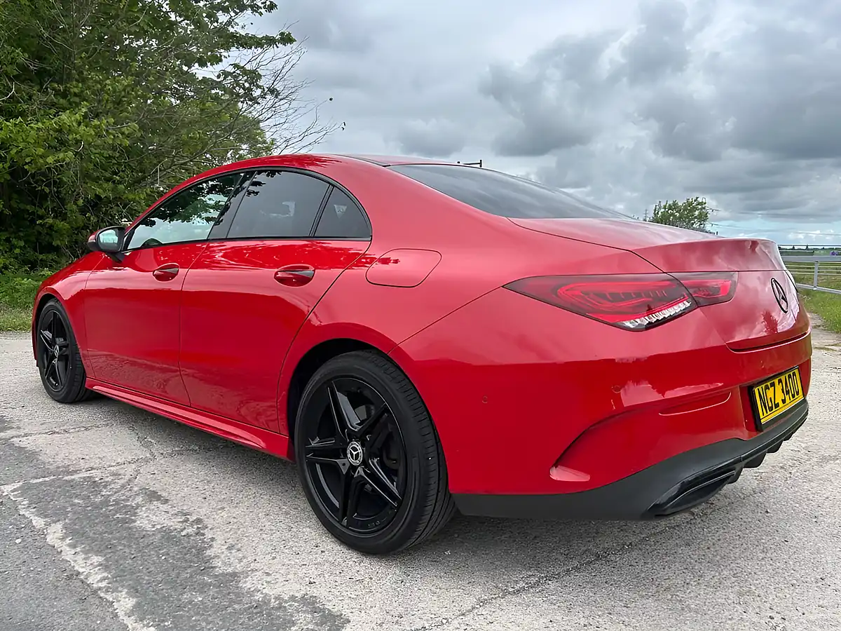 Used 2019 Mercedes-Benz Cla AMG Line Red - Interior and Exterior details 6
