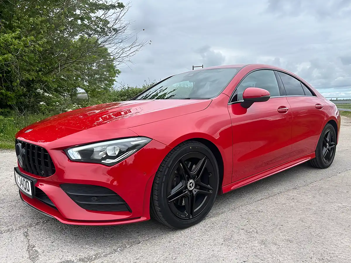 Used 2019 Mercedes-Benz Cla AMG Line Red - Interior and Exterior details 8