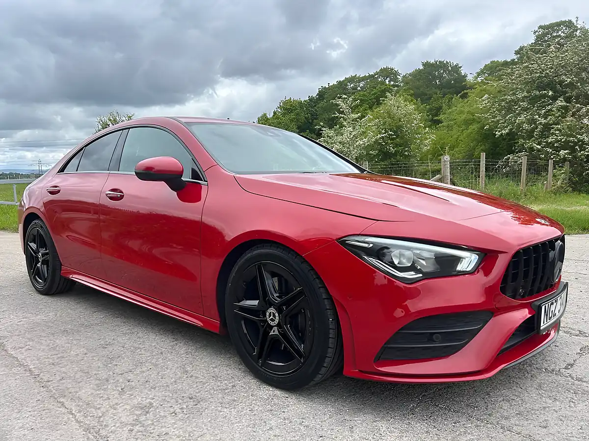 Used 2019 Mercedes-Benz Cla AMG Line Red - Interior and Exterior details 9