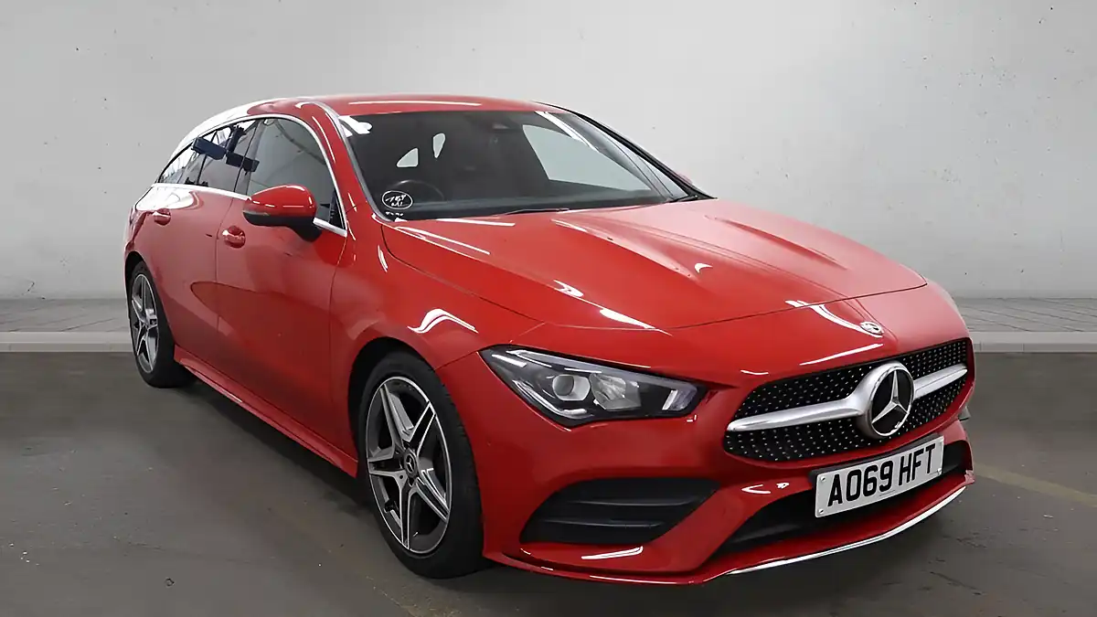 Used 2019 Mercedes-Benz Cla AMG Line Red - Front View