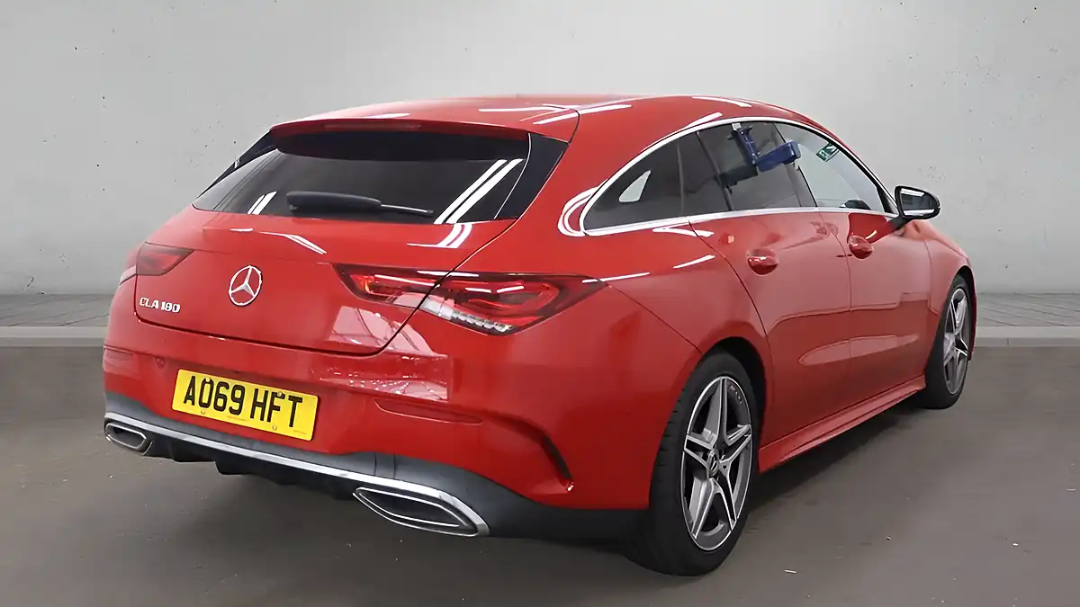 Used 2019 Mercedes-Benz Cla AMG Line Red - Interior and Exterior details 2