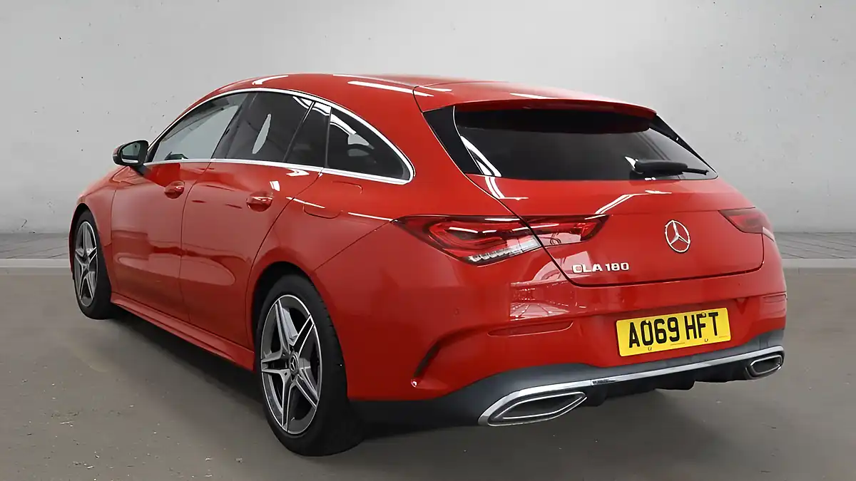 Used 2019 Mercedes-Benz Cla AMG Line Red - Interior and Exterior details 3