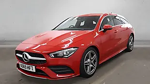 Used 2019 Mercedes-Benz Cla AMG Line Red - Interior and Exterior details 4