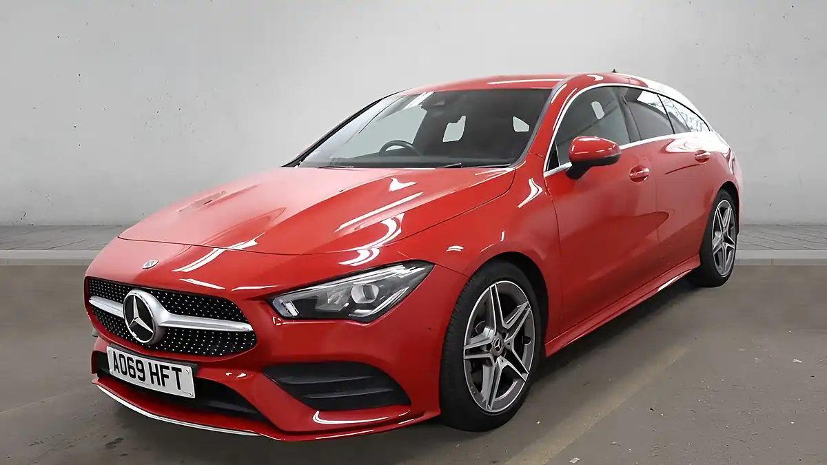 Used 2019 Mercedes-Benz Cla AMG Line Red - Interior and Exterior details 4