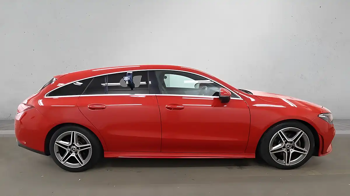 Used 2019 Mercedes-Benz Cla AMG Line Red - Interior and Exterior details 5