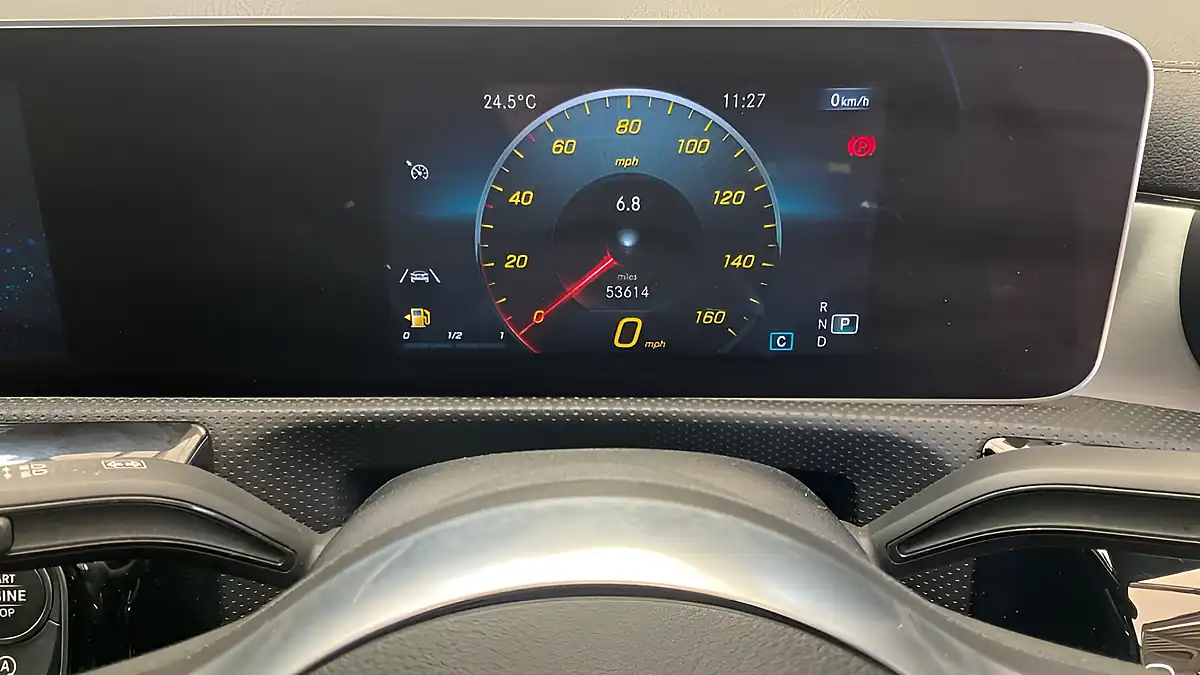 Used 2019 Mercedes-Benz Cla AMG Line Red - Interior and Exterior details 9