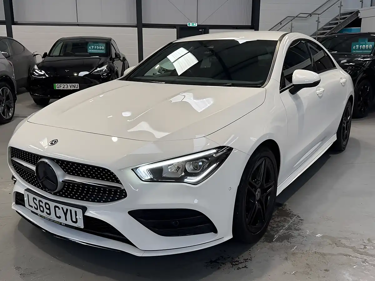 Used 2019 Mercedes-Benz Cla AMG Line White - Interior and Exterior details 10