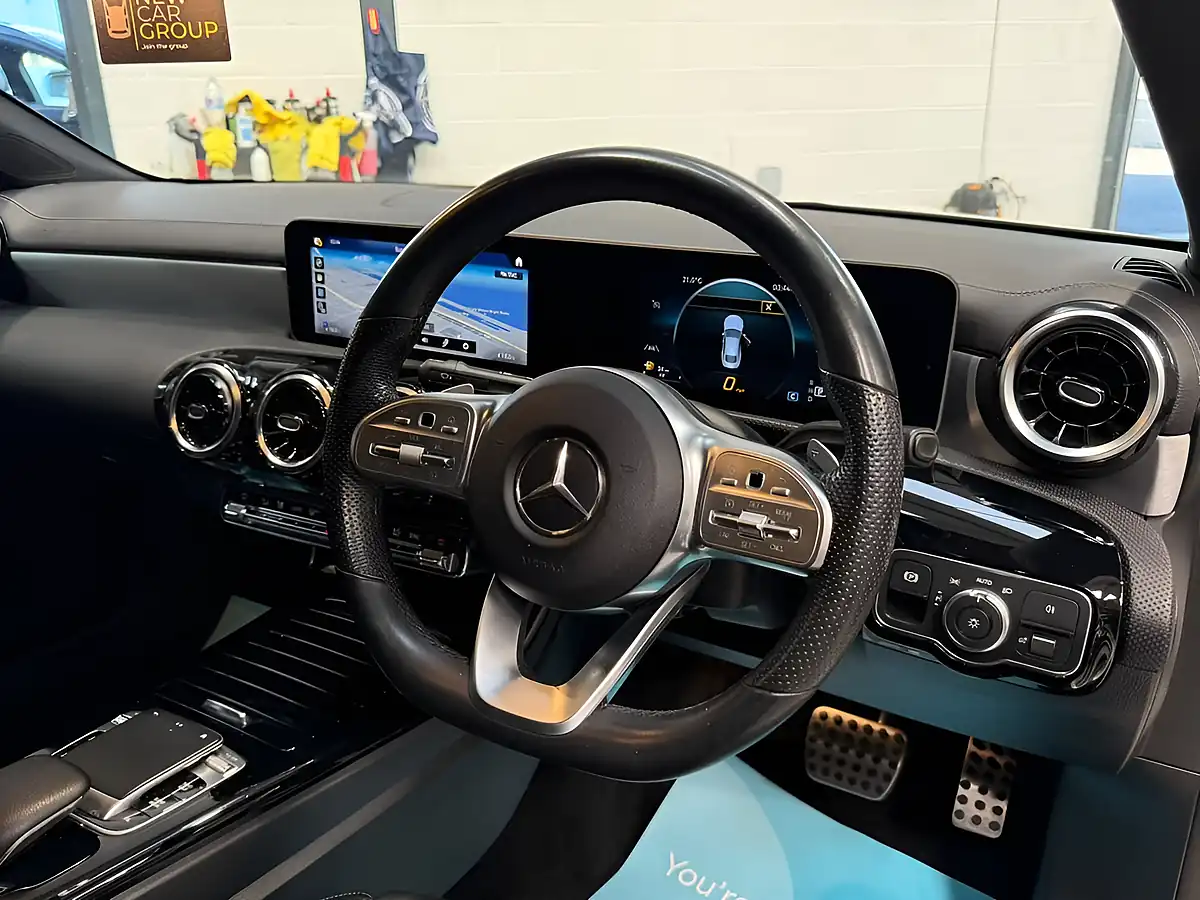 Used 2019 Mercedes-Benz Cla AMG Line White - Interior and Exterior details 12