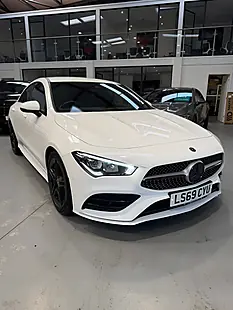 Used 2019 Mercedes-Benz Cla AMG Line White - Interior and Exterior details 2