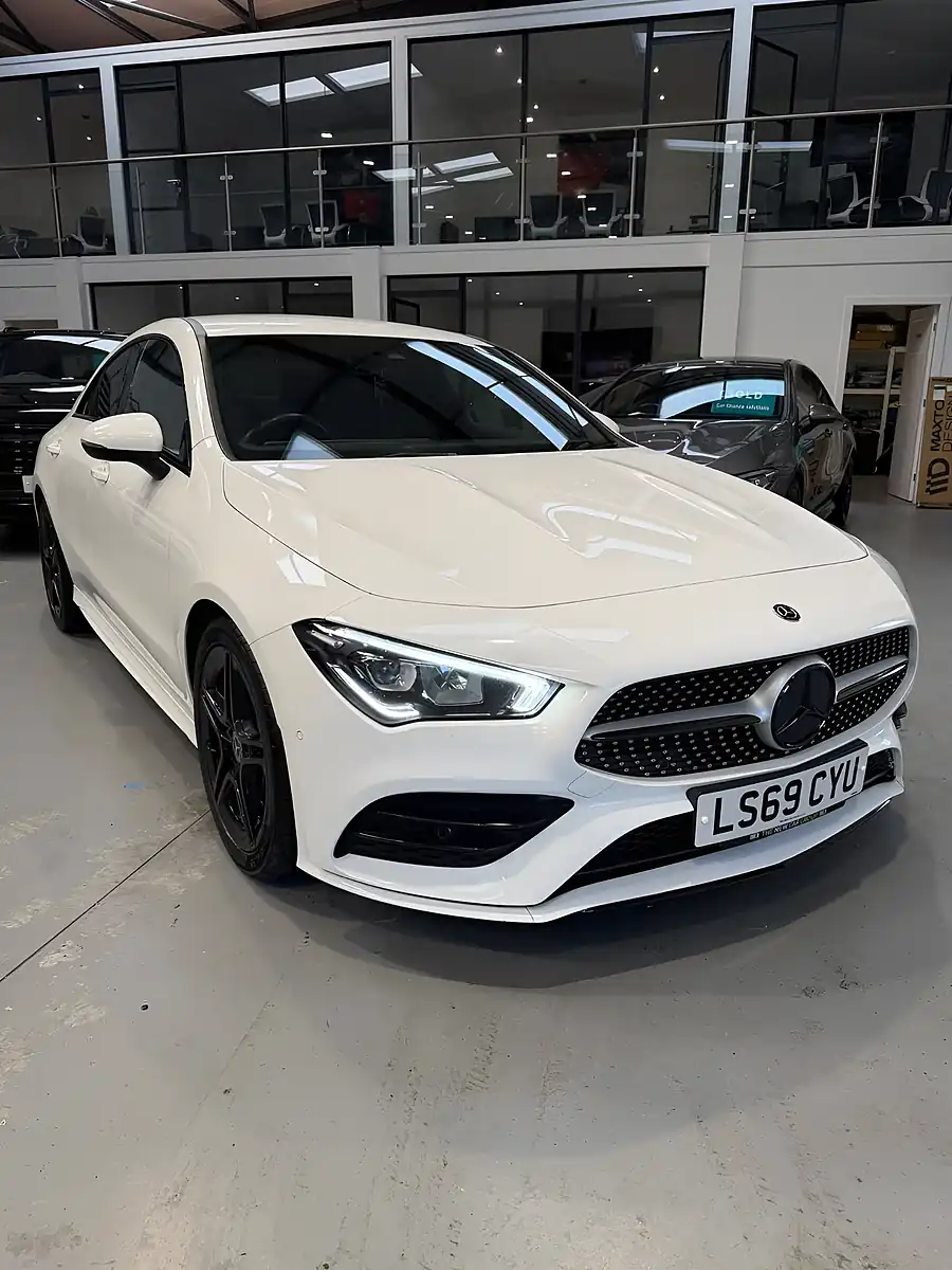 Used 2019 Mercedes-Benz Cla AMG Line White - Interior and Exterior details 2
