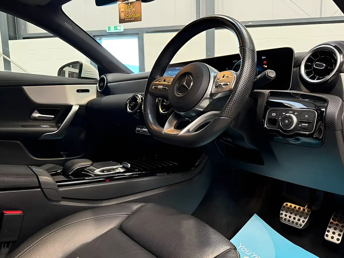 Used 2019 Mercedes-Benz Cla AMG Line White - Interior and Exterior details 20