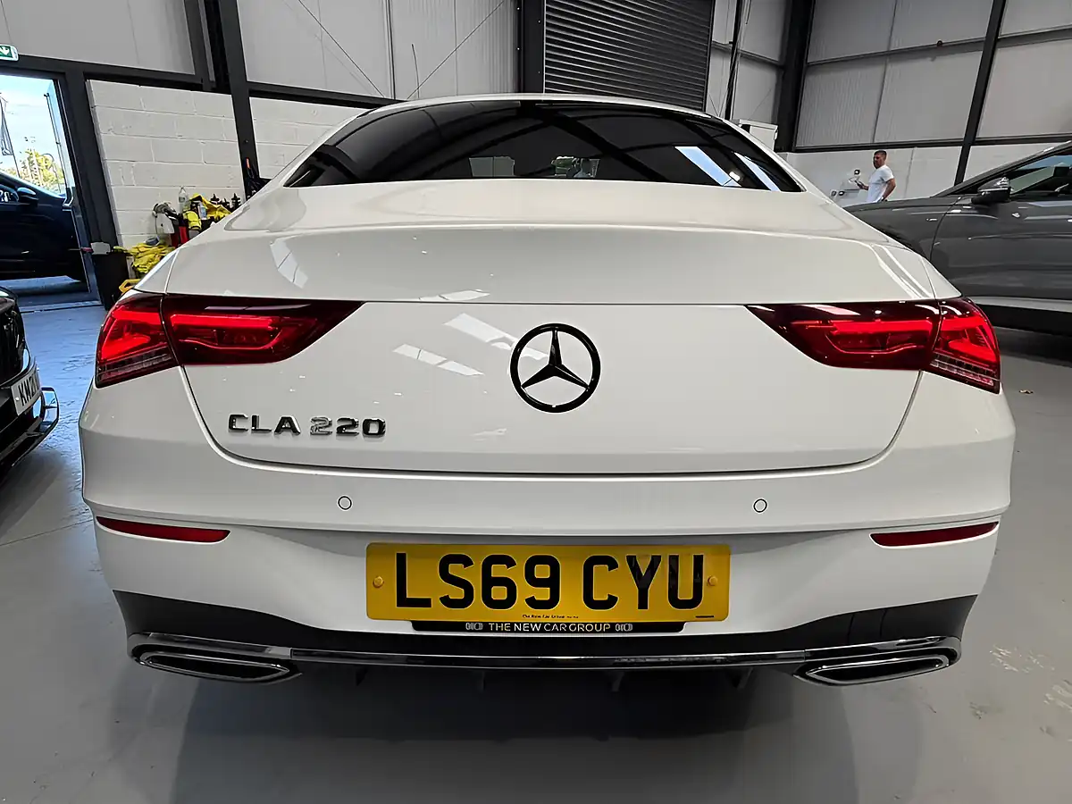 Used 2019 Mercedes-Benz Cla AMG Line White - Interior and Exterior details 4