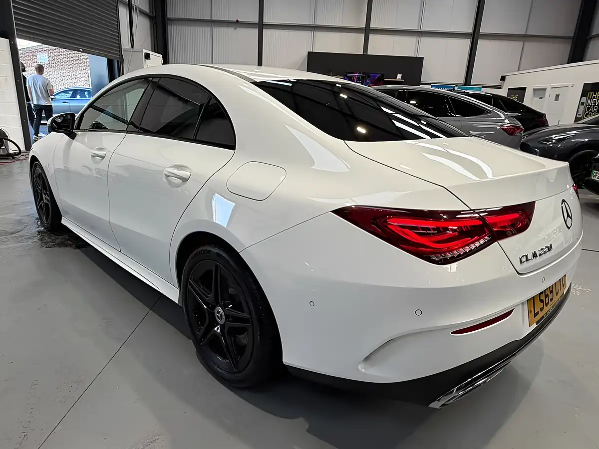 Used 2019 Mercedes-Benz Cla AMG Line White - Interior and Exterior details 5
