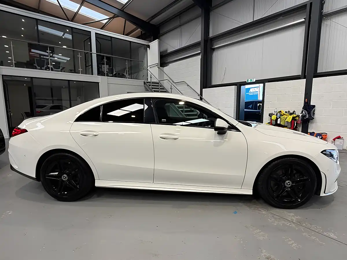 Used 2019 Mercedes-Benz Cla AMG Line White - Interior and Exterior details 6